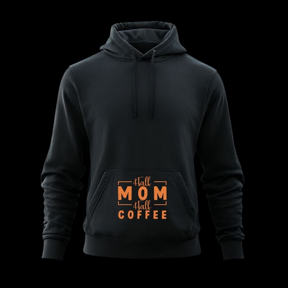 Hoodie/Sweatshirt: Half Mom Half Coffee - Picture 6 of 10